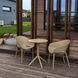 Комплект 2 стільця Siesta Sky Pro + стіл круглий Siesta Sky Folding Table &Oslash;60 Taupe фото 2