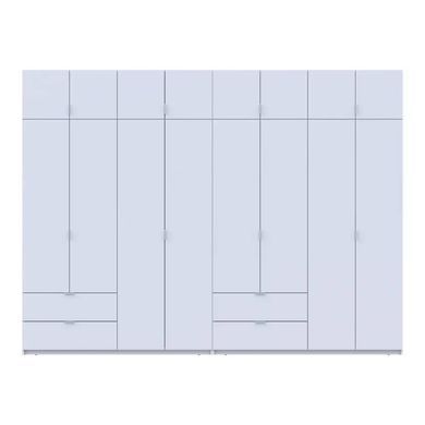 Шафа для одягу Doros Лукас Білий 4+4 ДСП 320х50х240 DRS-011690 (42005126)