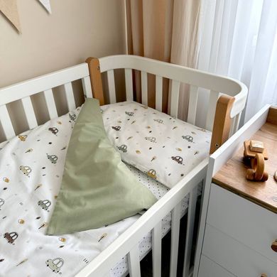 Дитяча постіль Baby Dream New Машинки олива фото