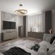 Комод с золотыми металлическими ножками LION Амарант 168x40x76,5 см Бетон Style/Графитовый